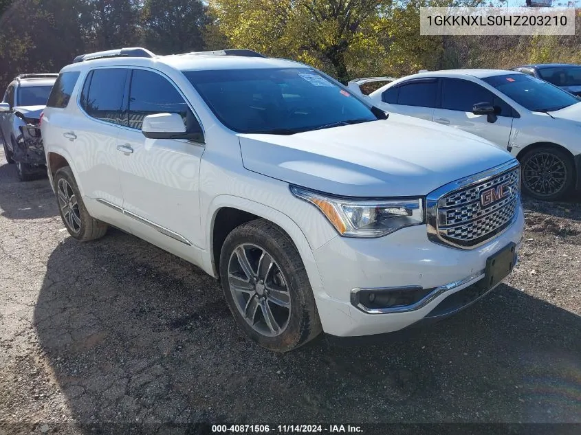 1GKKNXLS0HZ203210 2017 GMC Acadia Denali