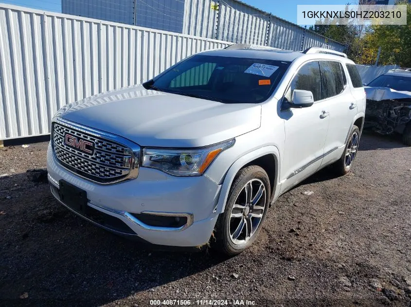 1GKKNXLS0HZ203210 2017 GMC Acadia Denali