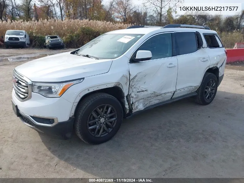 2017 GMC Acadia Slt-1 VIN: 1GKKNULS6HZ217577 Lot: 40872369