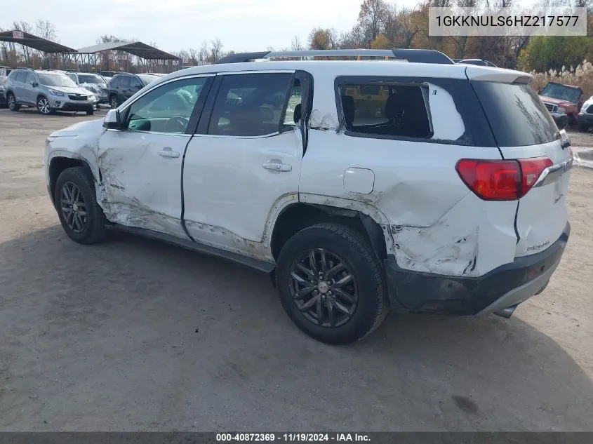 2017 GMC Acadia Slt-1 VIN: 1GKKNULS6HZ217577 Lot: 40872369