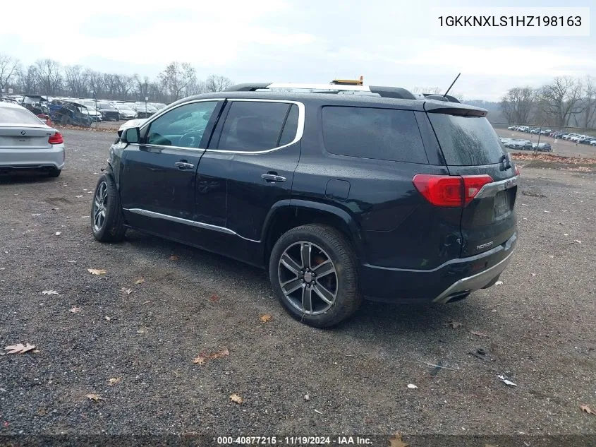 2017 GMC Acadia Denali VIN: 1GKKNXLS1HZ198163 Lot: 40877215