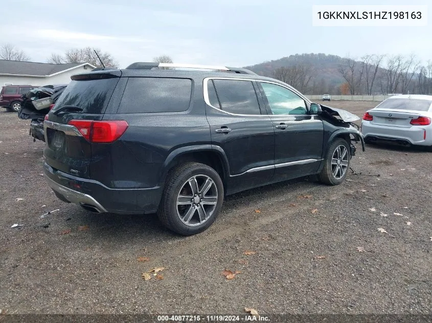 2017 GMC Acadia Denali VIN: 1GKKNXLS1HZ198163 Lot: 40877215