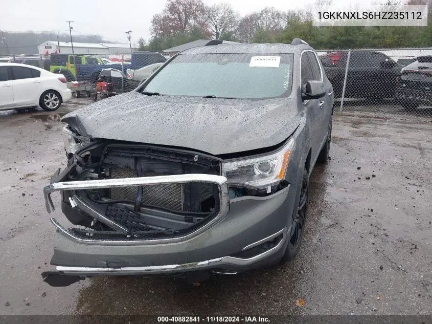 2017 GMC Acadia Denali VIN: 1GKKNXLS6HZ235112 Lot: 40882841