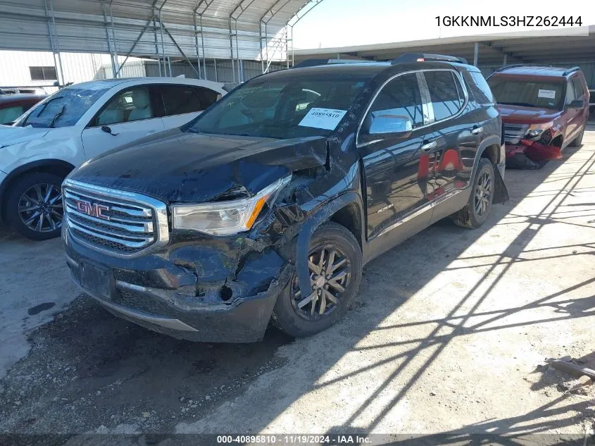 1GKKNMLS3HZ262444 2017 GMC Acadia Slt-1