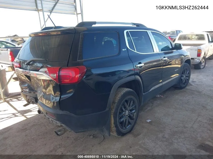 1GKKNMLS3HZ262444 2017 GMC Acadia Slt-1