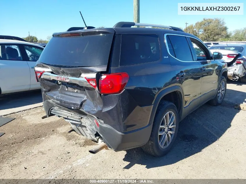 2017 GMC Acadia Sle-2 VIN: 1GKKNLLAXHZ300267 Lot: 40900127