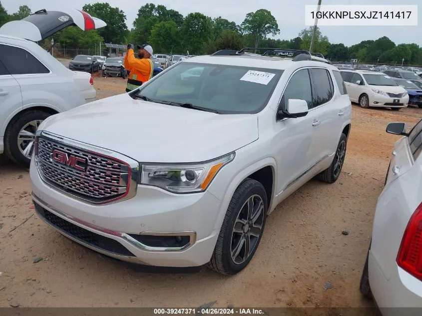 1GKKNPLSXJZ141417 2018 GMC Acadia Denali