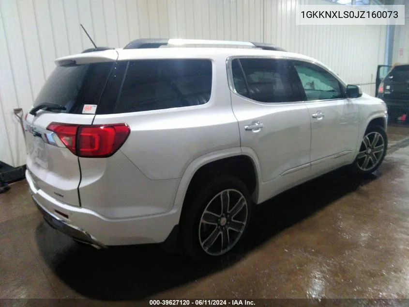 1GKKNXLS0JZ160073 2018 GMC Acadia Denali