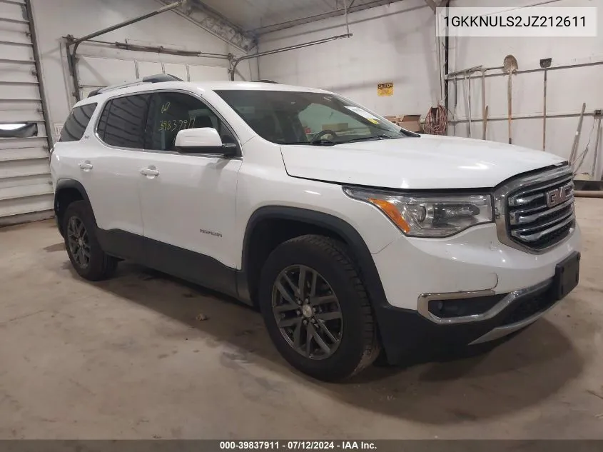 1GKKNULS2JZ212611 2018 GMC Acadia Slt-1