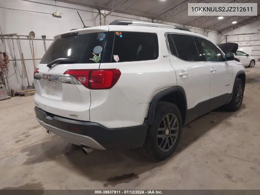 2018 GMC Acadia Slt-1 VIN: 1GKKNULS2JZ212611 Lot: 39837911