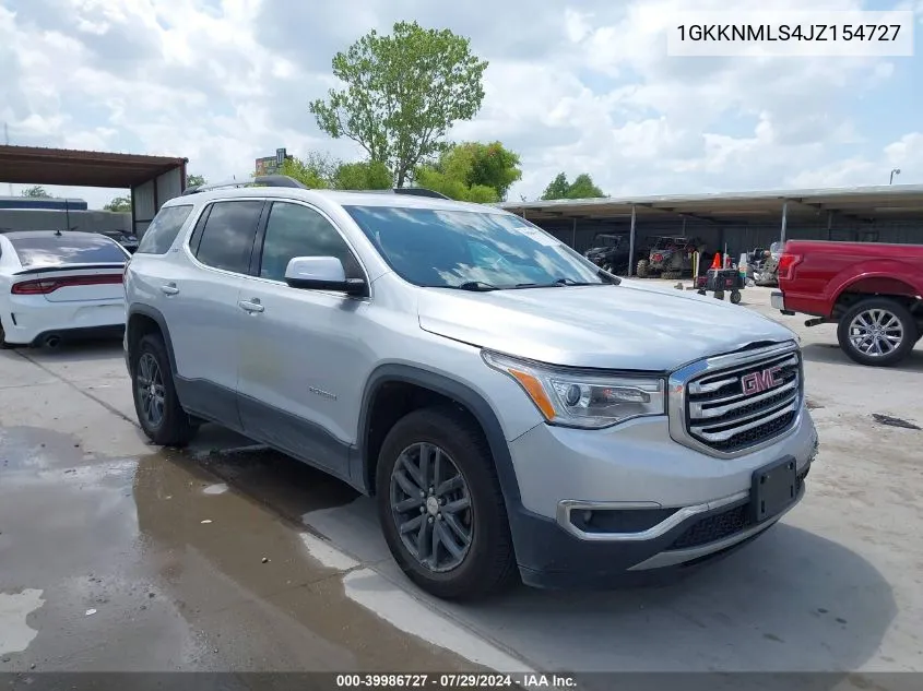 2018 GMC Acadia Slt-1 VIN: 1GKKNMLS4JZ154727 Lot: 39986727