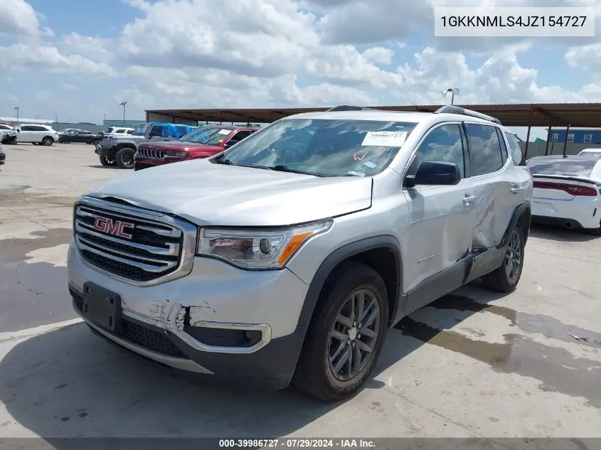 1GKKNMLS4JZ154727 2018 GMC Acadia Slt-1