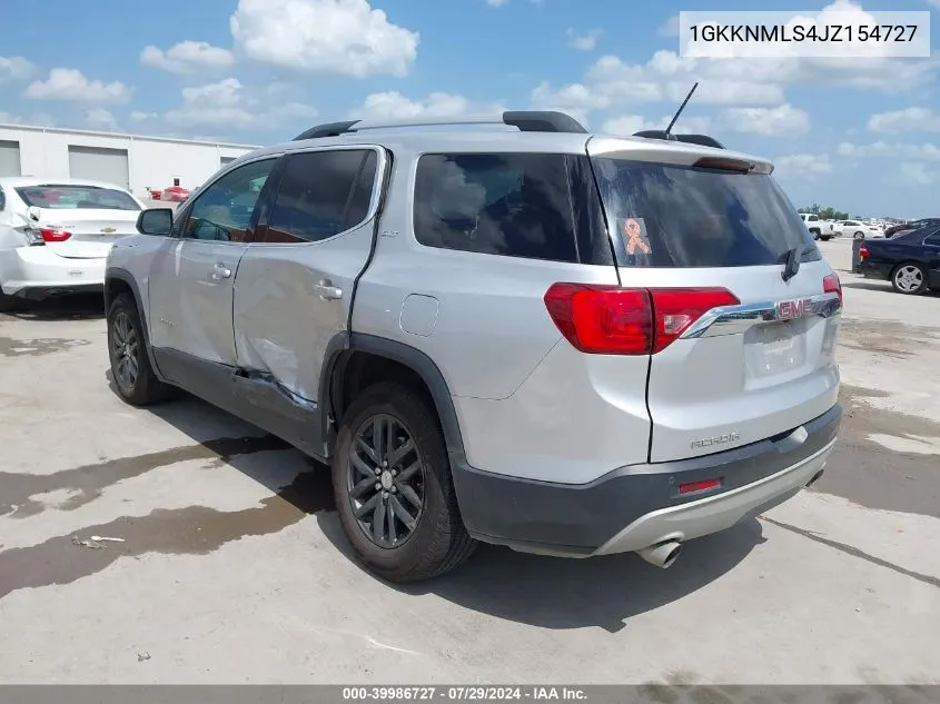 1GKKNMLS4JZ154727 2018 GMC Acadia Slt-1