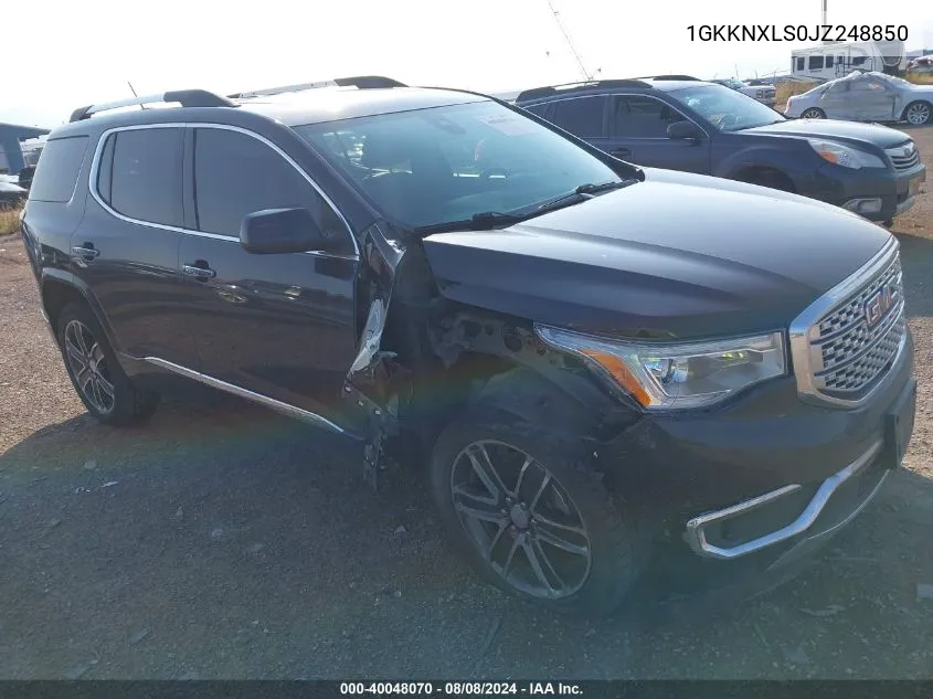 2018 GMC Acadia Denali VIN: 1GKKNXLS0JZ248850 Lot: 40048070