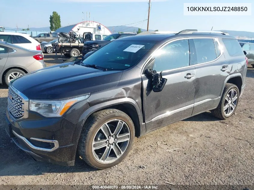 2018 GMC Acadia Denali VIN: 1GKKNXLS0JZ248850 Lot: 40048070