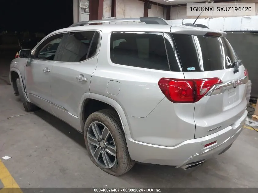 1GKKNXLSXJZ196420 2018 GMC Acadia Denali