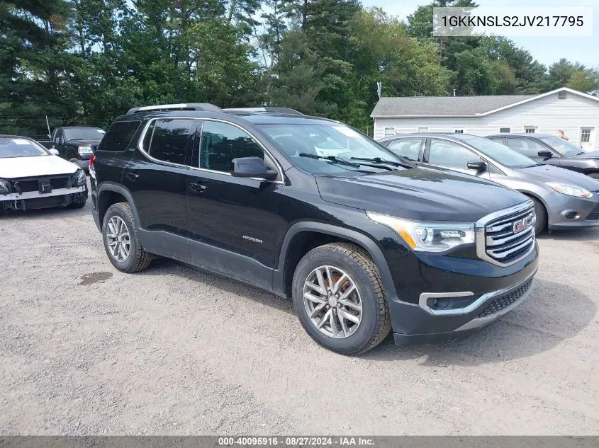 1GKKNSLS2JV217795 2018 GMC Acadia Sle-2