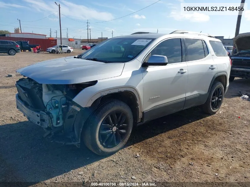 2018 GMC Acadia Slt-1 VIN: 1GKKNMLS2JZ148456 Lot: 40100750