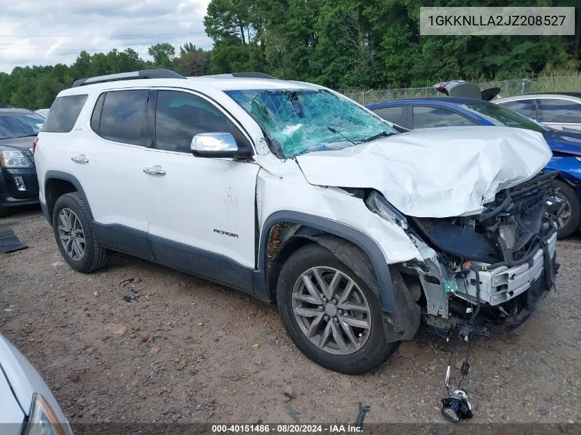 2018 GMC Acadia Sle-2 VIN: 1GKKNLLA2JZ208527 Lot: 40151486