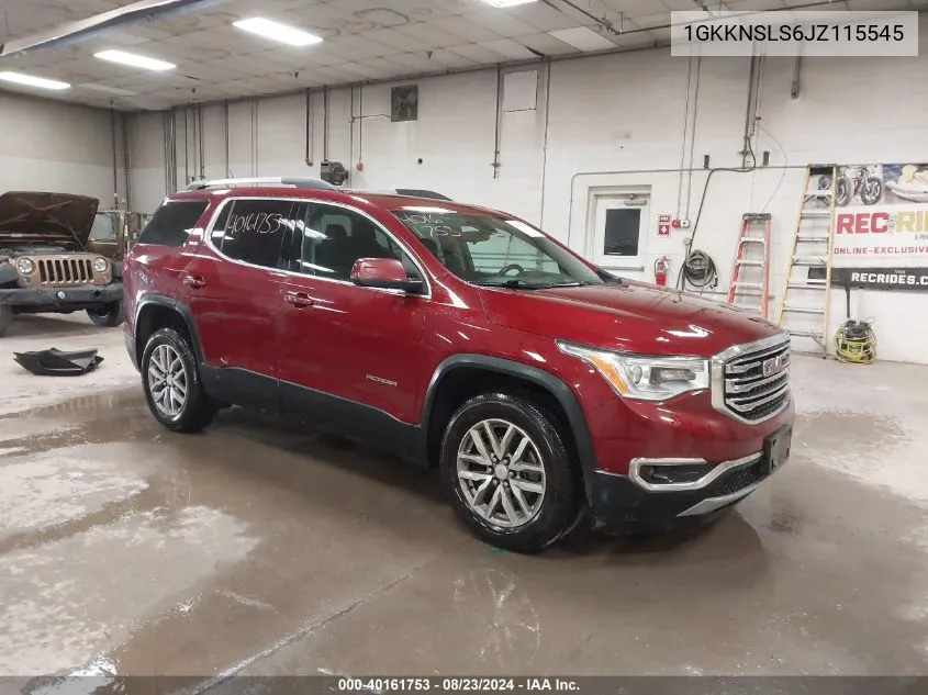 1GKKNSLS6JZ115545 2018 GMC Acadia Sle-2