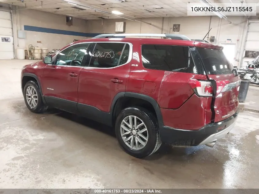 1GKKNSLS6JZ115545 2018 GMC Acadia Sle-2