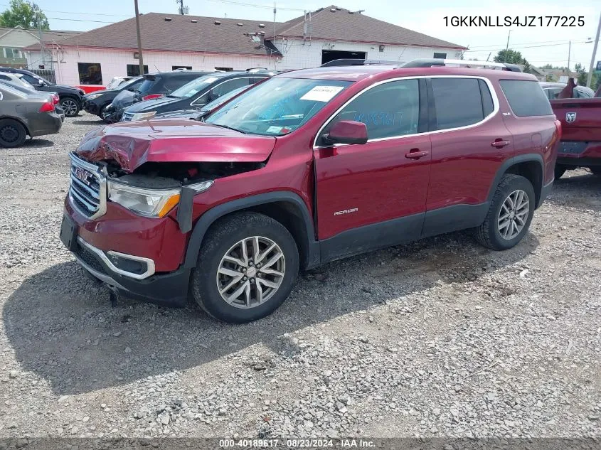 2018 GMC Acadia Sle-2 VIN: 1GKKNLLS4JZ177225 Lot: 40189617