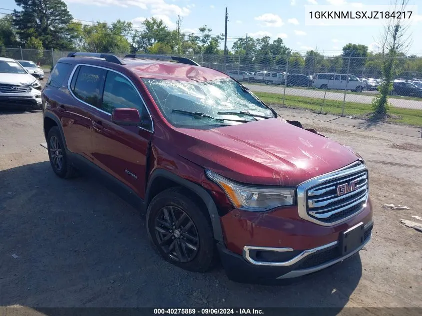 2018 GMC Acadia Slt-1 VIN: 1GKKNMLSXJZ184217 Lot: 40275889