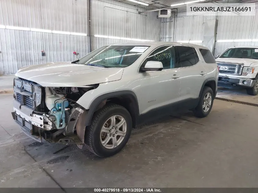 2018 GMC Acadia Sle VIN: 1GKKNRLA8JZ166691 Lot: 40279518