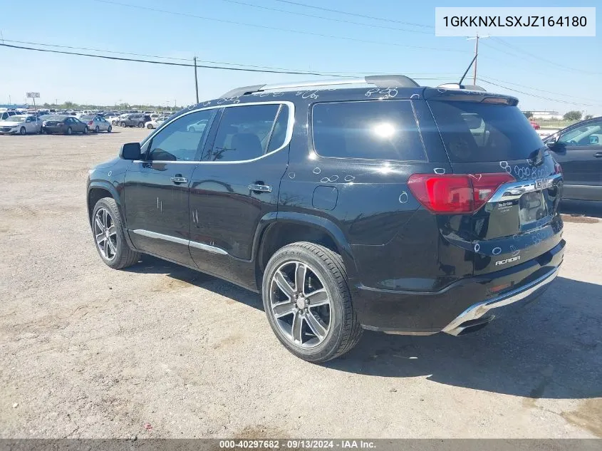 2018 GMC Acadia Denali VIN: 1GKKNXLSXJZ164180 Lot: 40297682