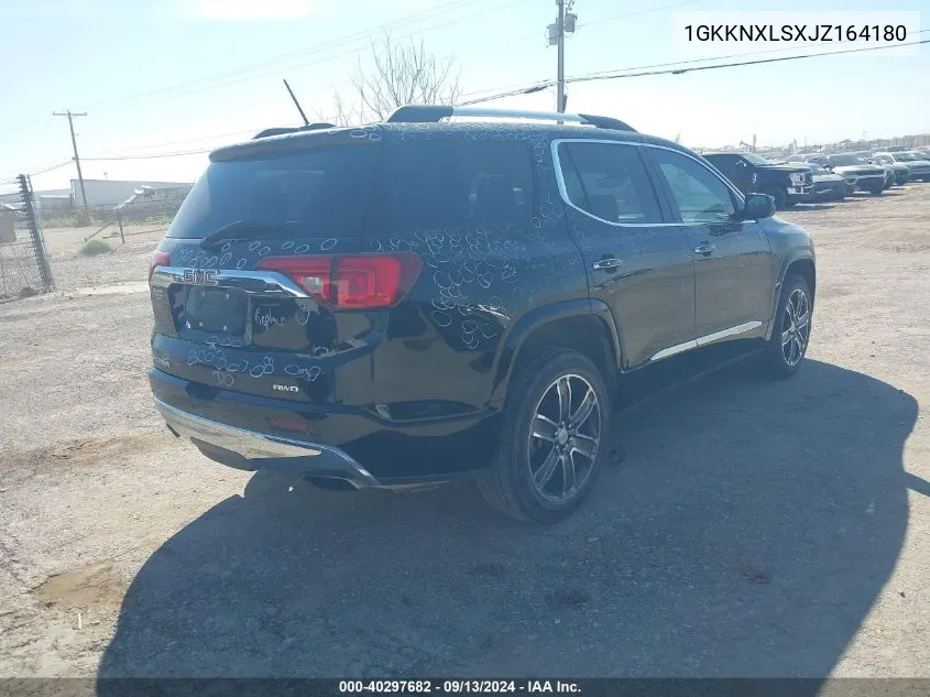 2018 GMC Acadia Denali VIN: 1GKKNXLSXJZ164180 Lot: 40297682