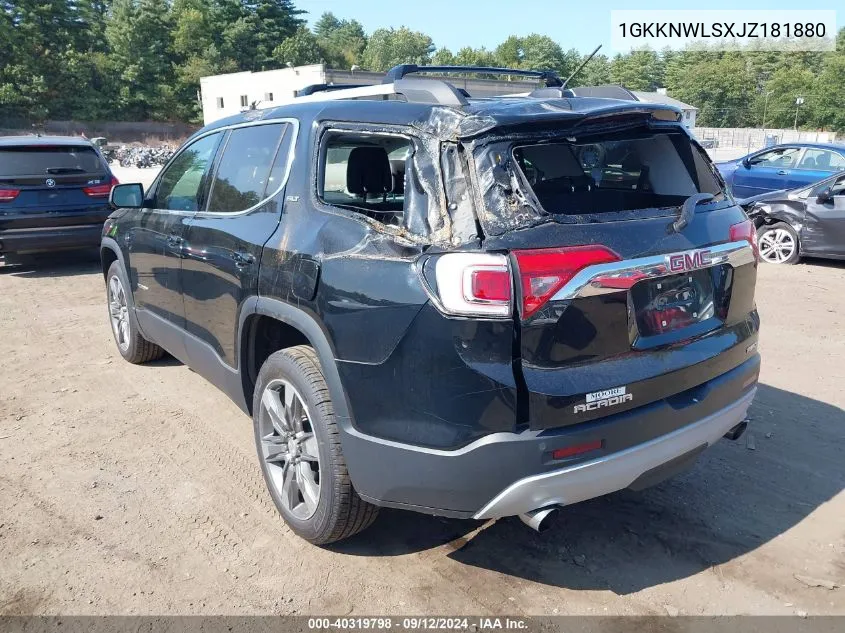 2018 GMC Acadia Slt-2 VIN: 1GKKNWLSXJZ181880 Lot: 40319798