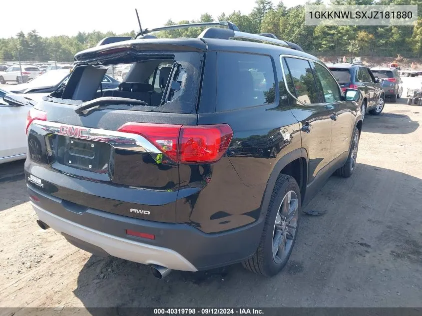 2018 GMC Acadia Slt-2 VIN: 1GKKNWLSXJZ181880 Lot: 40319798