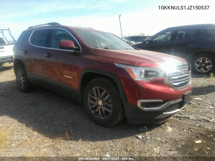 2018 GMC Acadia Slt-1 VIN: 1GKKNULS1JZ150537 Lot: 40345606