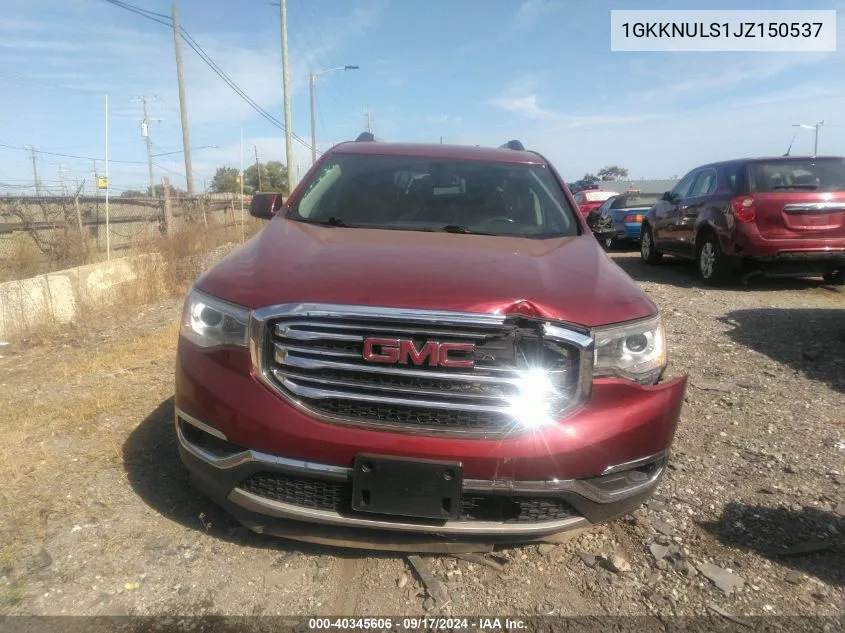 1GKKNULS1JZ150537 2018 GMC Acadia Slt-1