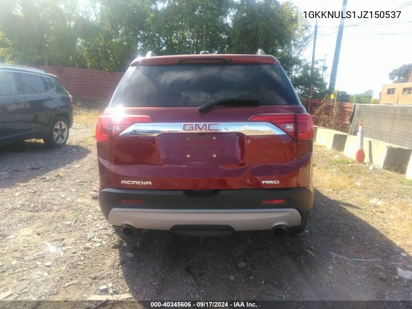 1GKKNULS1JZ150537 2018 GMC Acadia Slt-1