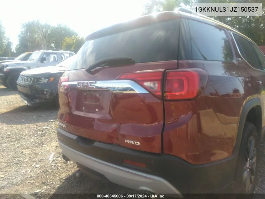 1GKKNULS1JZ150537 2018 GMC Acadia Slt-1