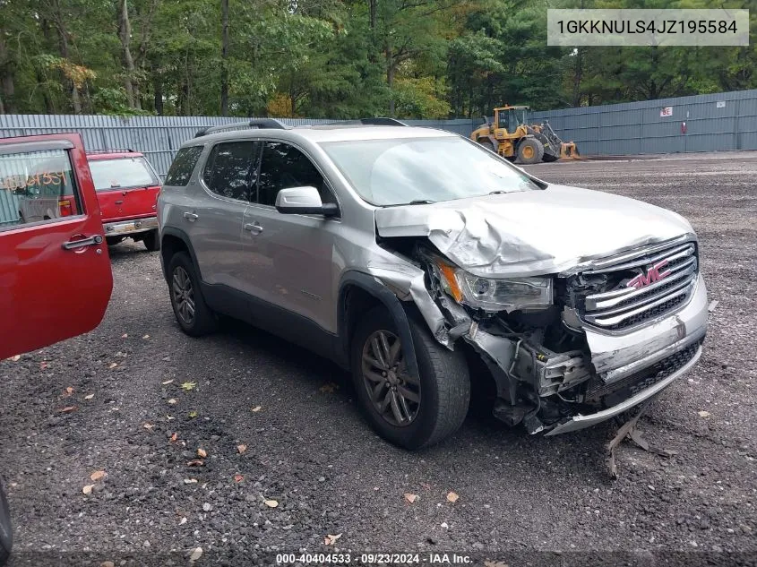 2018 GMC Acadia Slt-1 VIN: 1GKKNULS4JZ195584 Lot: 40404533