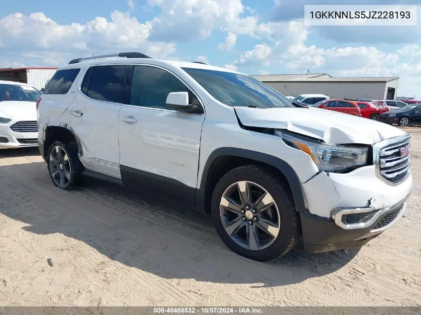 2018 GMC Acadia Slt-2 VIN: 1GKKNNLS5JZ228193 Lot: 40488532