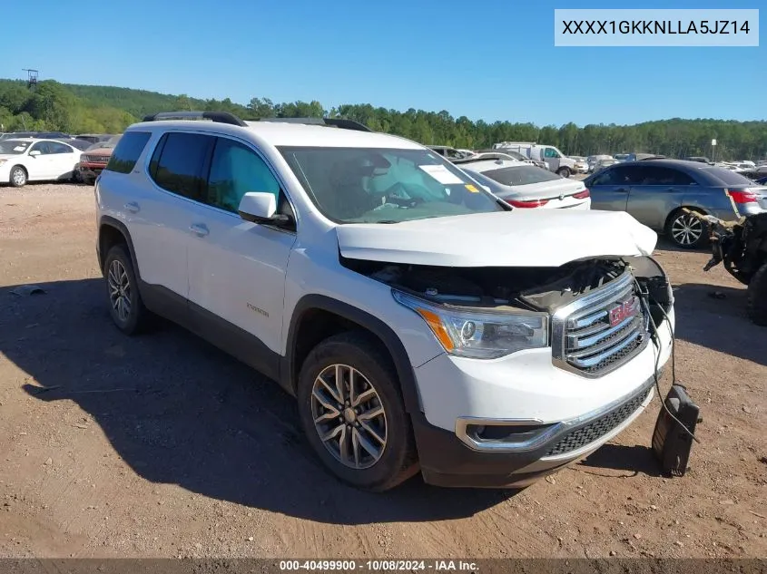 2018 GMC Acadia Sle-2 VIN: XXXX1GKKNLLA5JZ14 Lot: 40499900