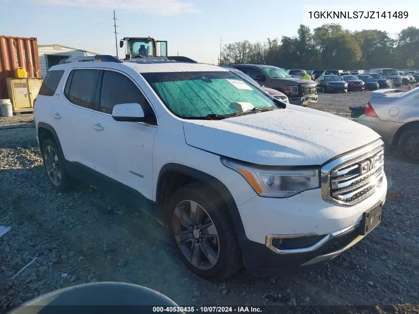 2018 GMC Acadia Slt-2 VIN: 1GKKNNLS7JZ141489 Lot: 40530435