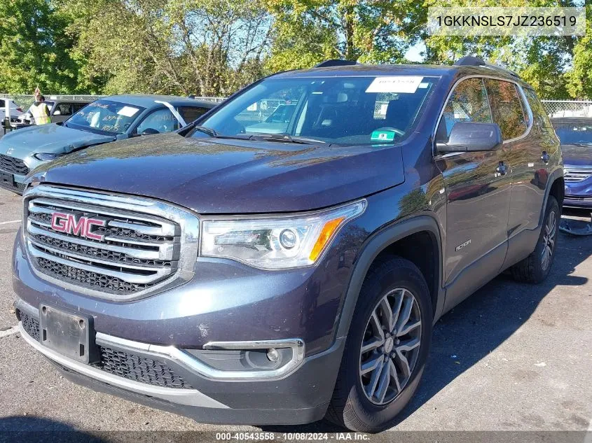 2018 GMC Acadia Sle VIN: 1GKKNSLS7JZ236519 Lot: 40543558