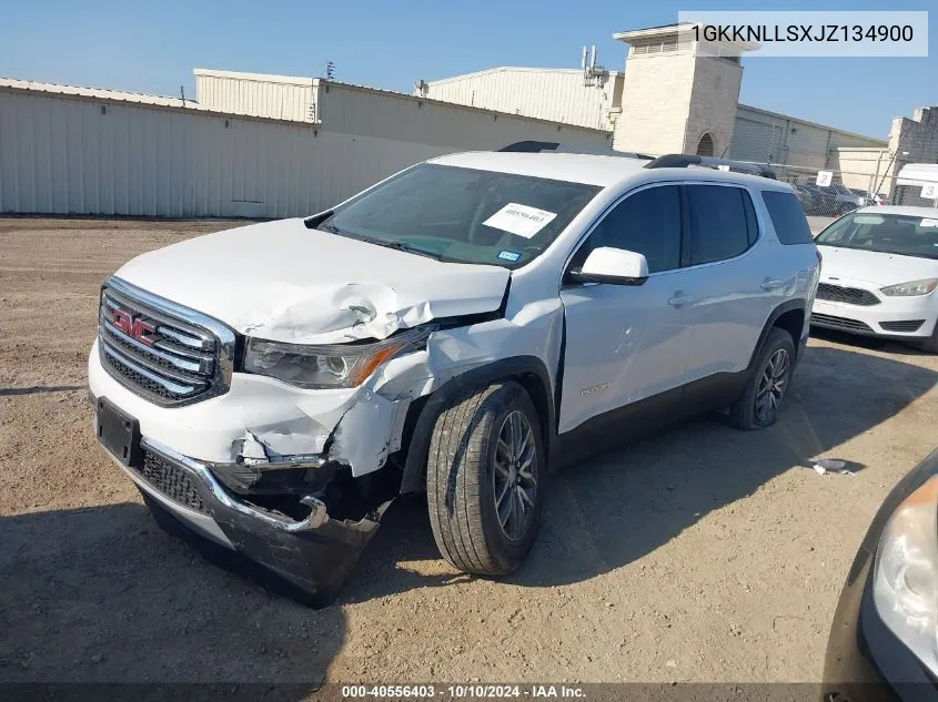 2018 GMC Acadia Sle-2 VIN: 1GKKNLLSXJZ134900 Lot: 40556403