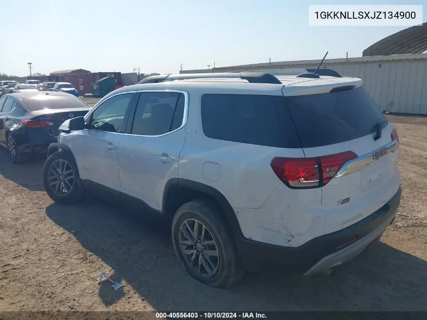 2018 GMC Acadia Sle-2 VIN: 1GKKNLLSXJZ134900 Lot: 40556403