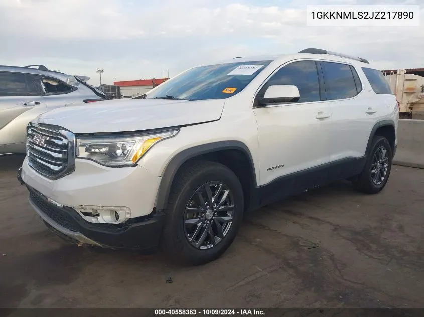 2018 GMC Acadia Slt-1 VIN: 1GKKNMLS2JZ217890 Lot: 40558383