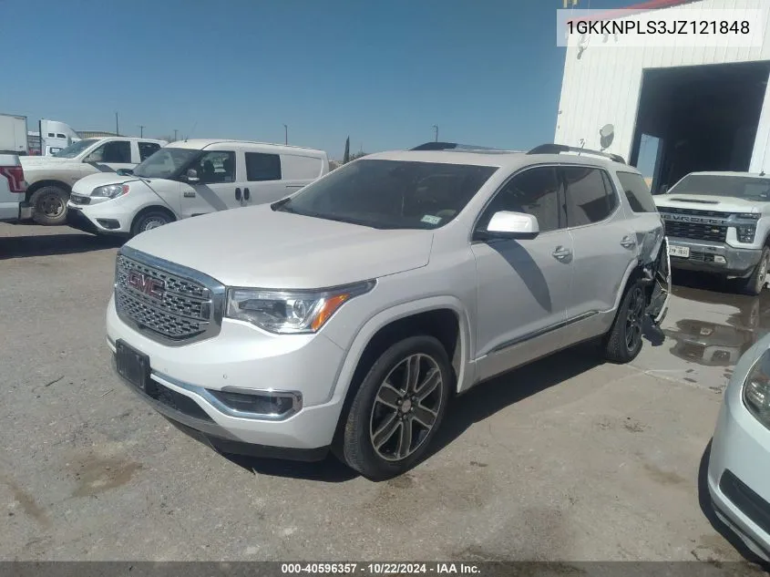 2018 GMC Acadia Denali VIN: 1GKKNPLS3JZ121848 Lot: 40596357