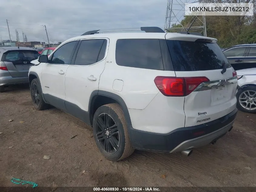 2018 GMC Acadia Sle-2 VIN: 1GKKNLLS8JZ162212 Lot: 40608930