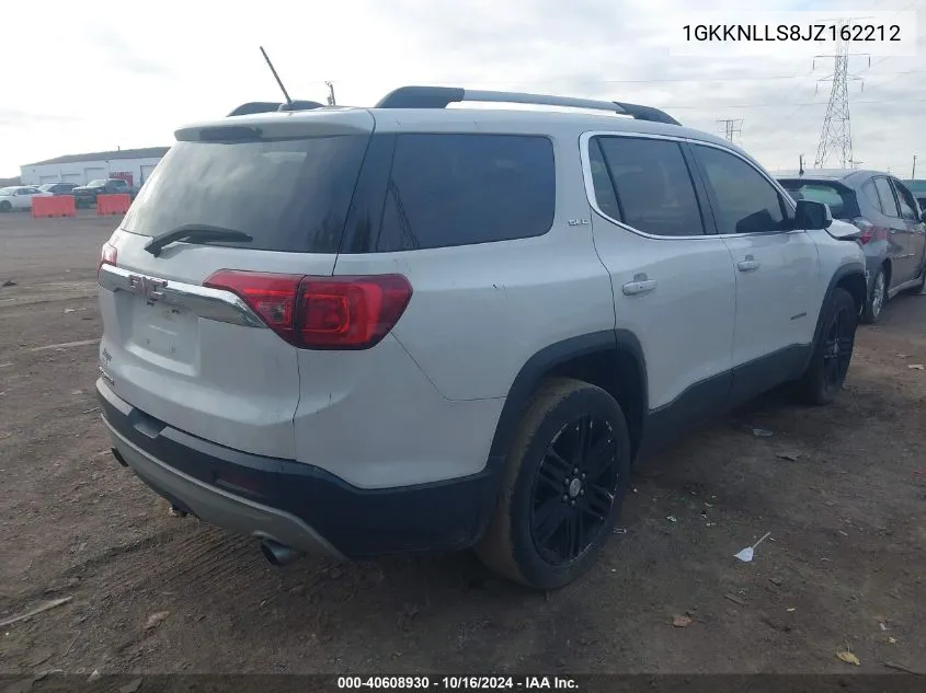 2018 GMC Acadia Sle-2 VIN: 1GKKNLLS8JZ162212 Lot: 40608930