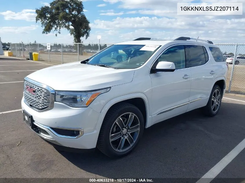 1GKKNXLS5JZ207114 2018 GMC Acadia Denali