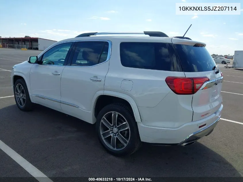 1GKKNXLS5JZ207114 2018 GMC Acadia Denali