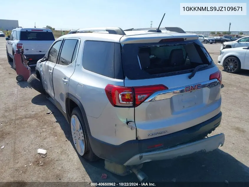 1GKKNMLS9JZ109671 2018 GMC Acadia Slt-1